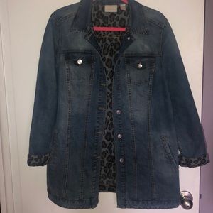 Chicos denim blazer
